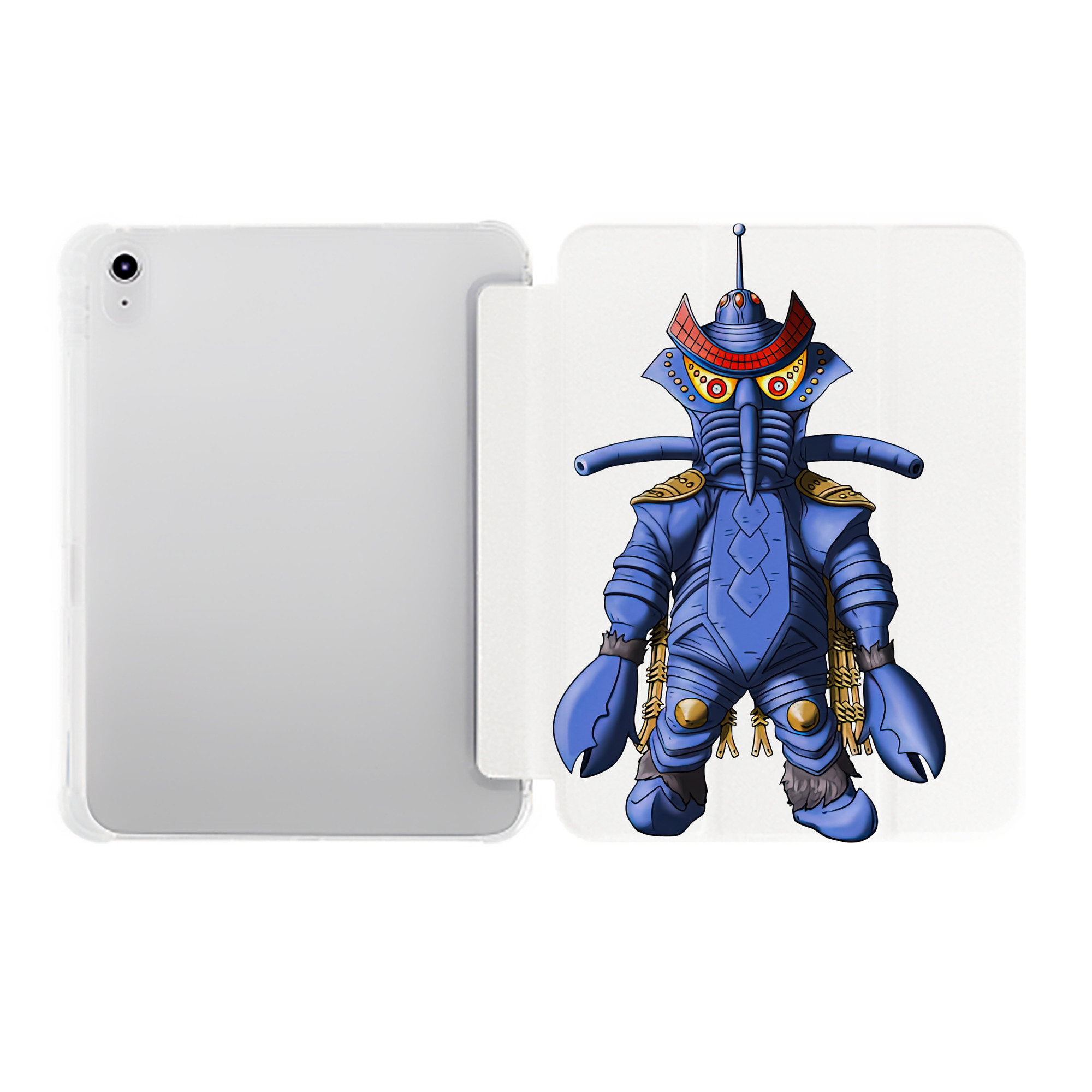 （画像用） ウルトラマン Ultraman IPad ケース ペン収納付き 三つ折りスタンド PUレザー×シリコン 対応機種9.5/10.5/10.9インチ